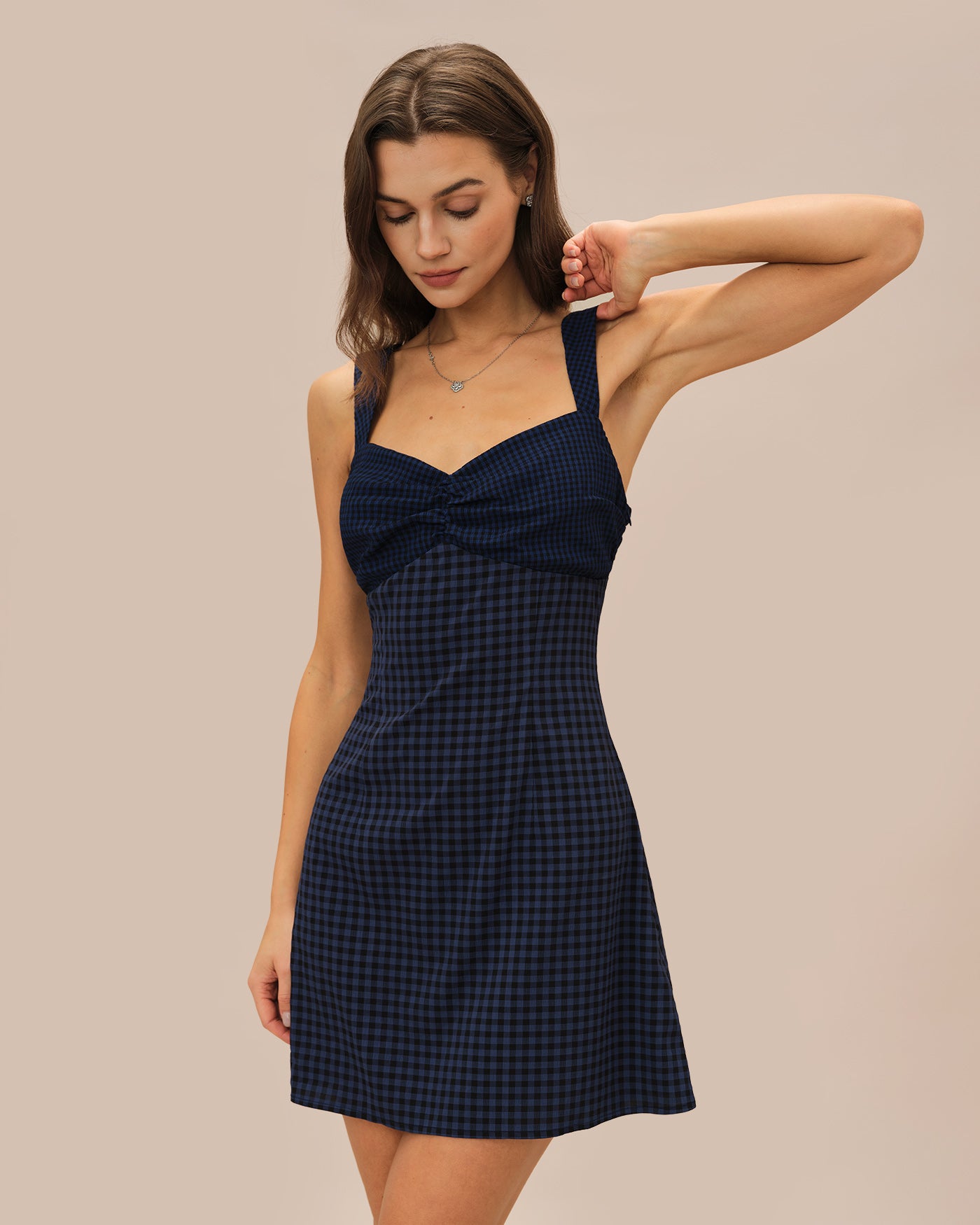 Women's Woven Polyester Mini Dress Dresses - RIHOAS