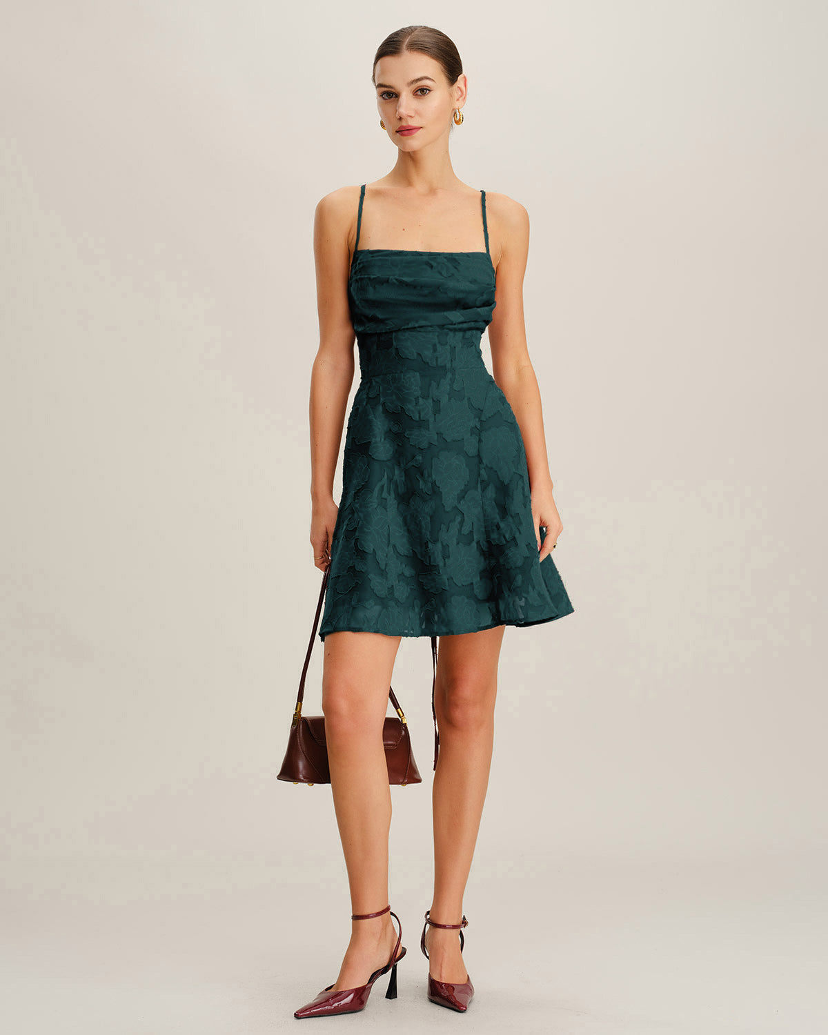 Women's Woven Polyester Mini Dress Dresses - RIHOAS
