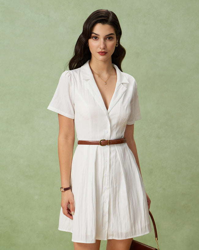 Women's Woven Polyester Mini Dress Dresses - RIHOAS