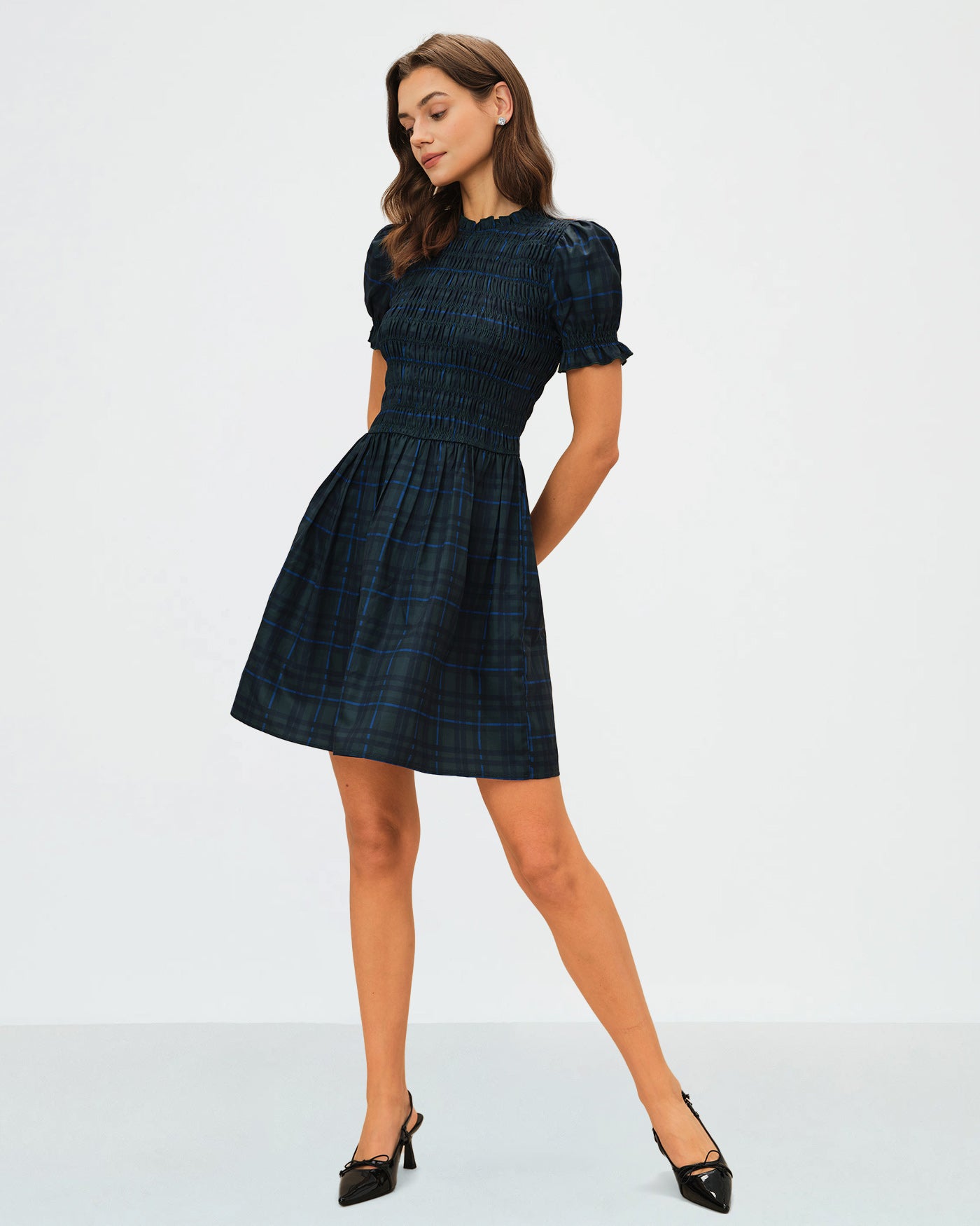 Women's Woven Polyester Mini Dress Dresses - RIHOAS