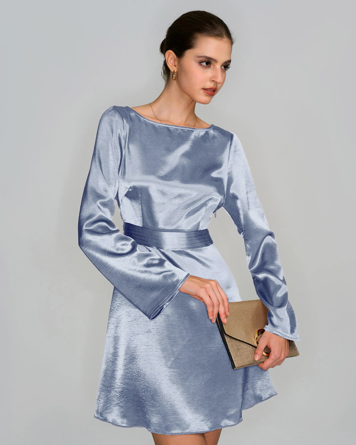 Women's Woven Polyester Mini Dress Dresses - RIHOAS
