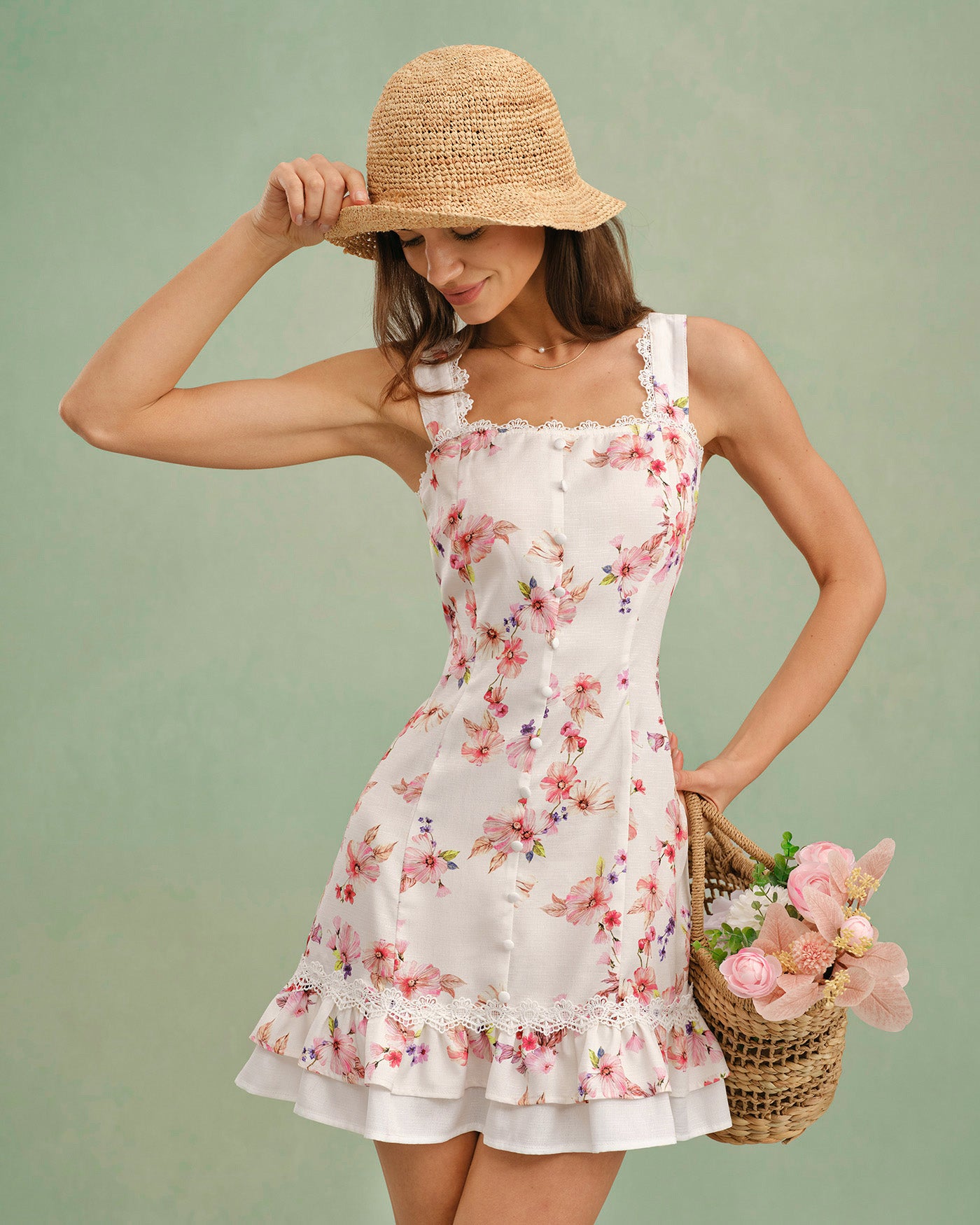 Women's Woven Polyester Mini Dress Dresses - RIHOAS
