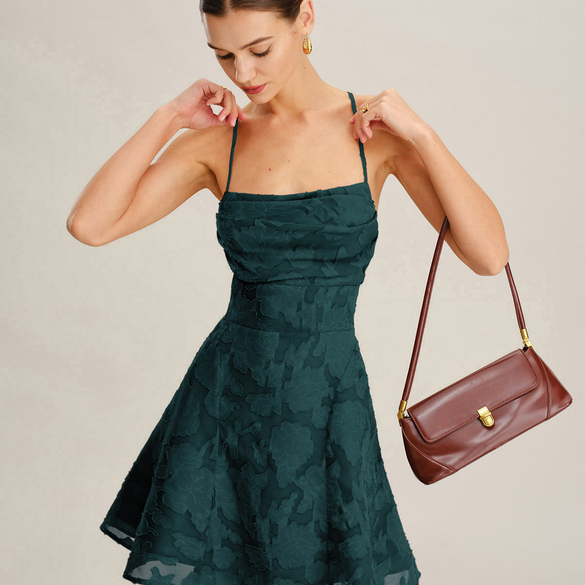 brighter side light green floral satin jacquard mini dress Lulus | Dresses | Nwot Brighter Side Light Green Floral Satin Jacquard Mini  Dress Xsmall