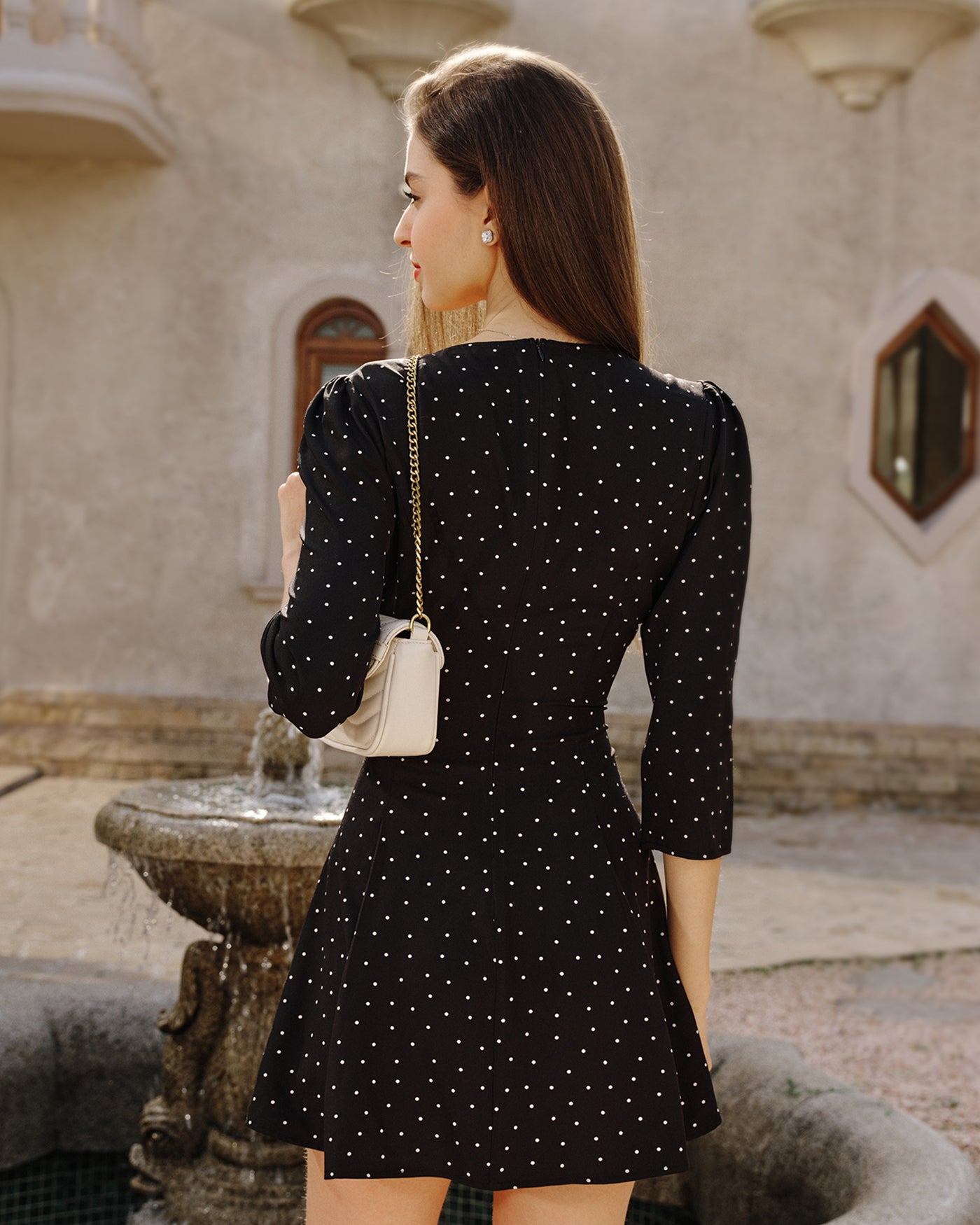 Women's Woven Polyester Mini Dress Dresses - RIHOAS