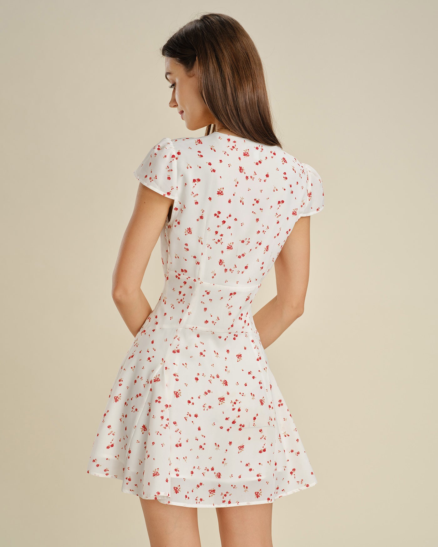 Women's Woven Polyester Mini Dress Dresses - RIHOAS