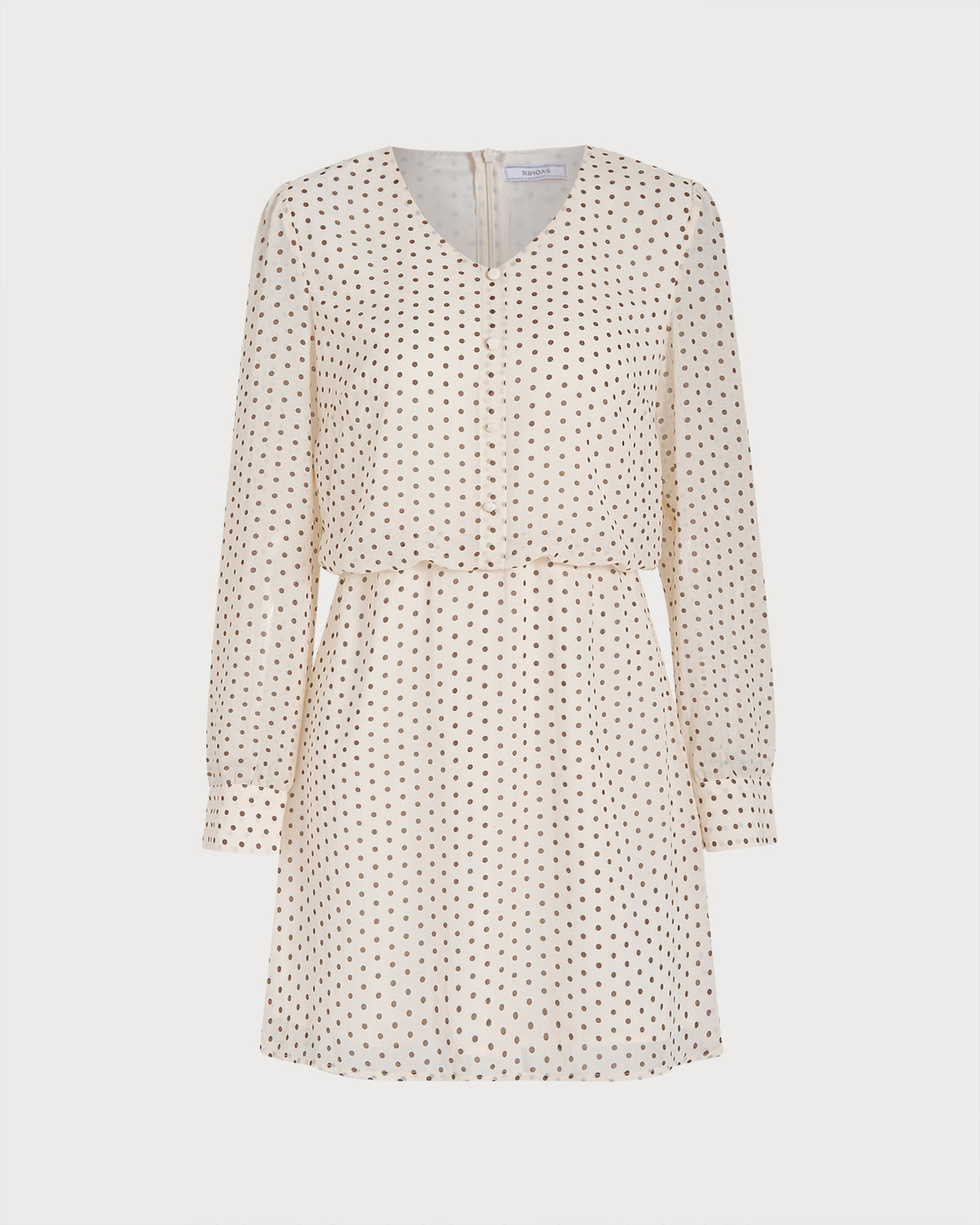 Women's Woven Polyester Mini Dresses - RIHOAS