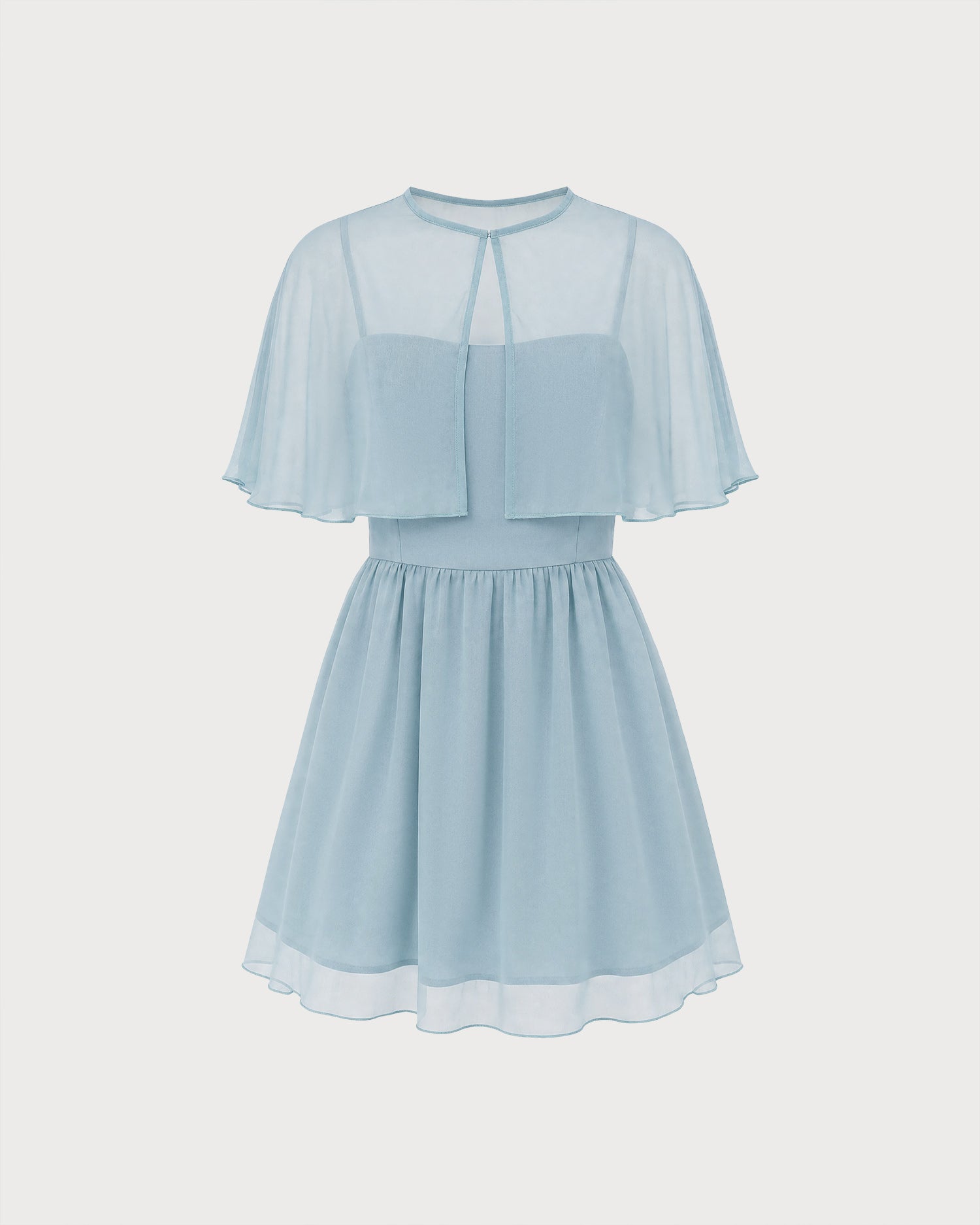Women's Woven Polyester Mini Dresses - RIHOAS