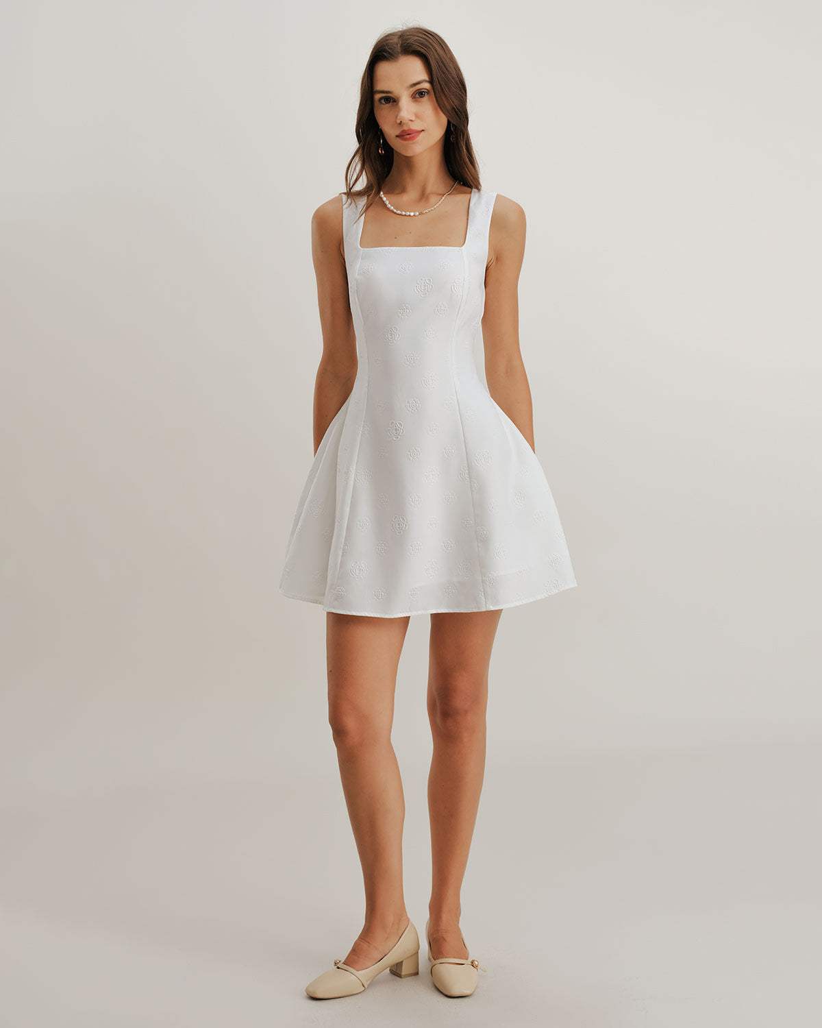 Women's Woven Polyester Mini Skirt Dresses - RIHOAS