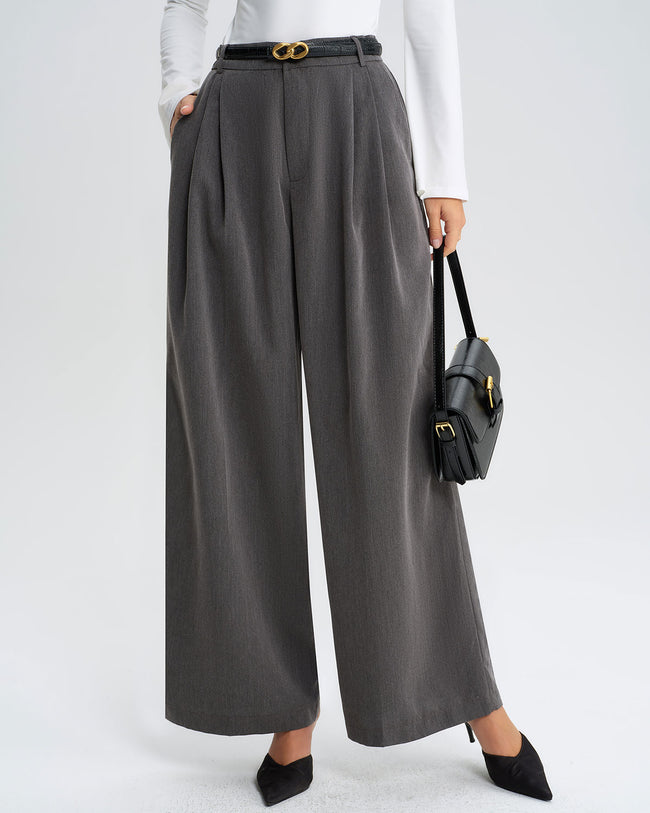 Women's Woven Polyester Pants Bottoms - RIHOAS