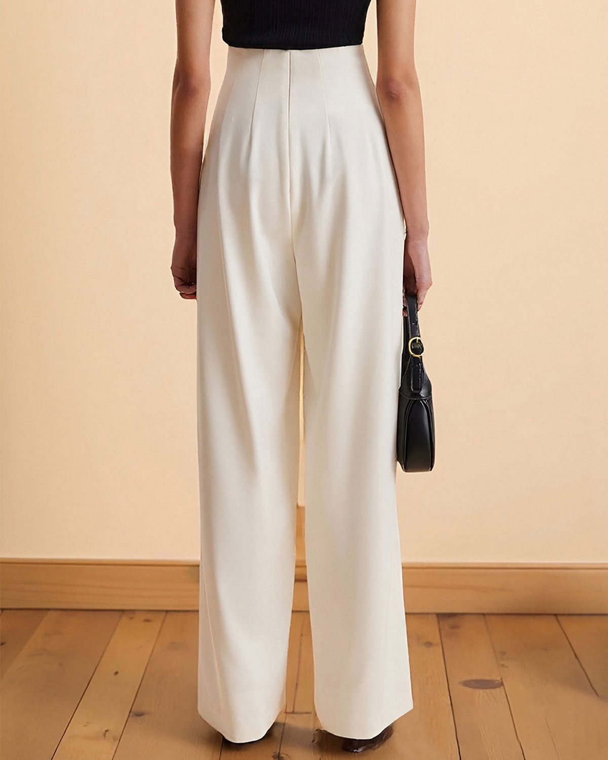 Women's Woven Polyester Pants Bottoms - RIHOAS