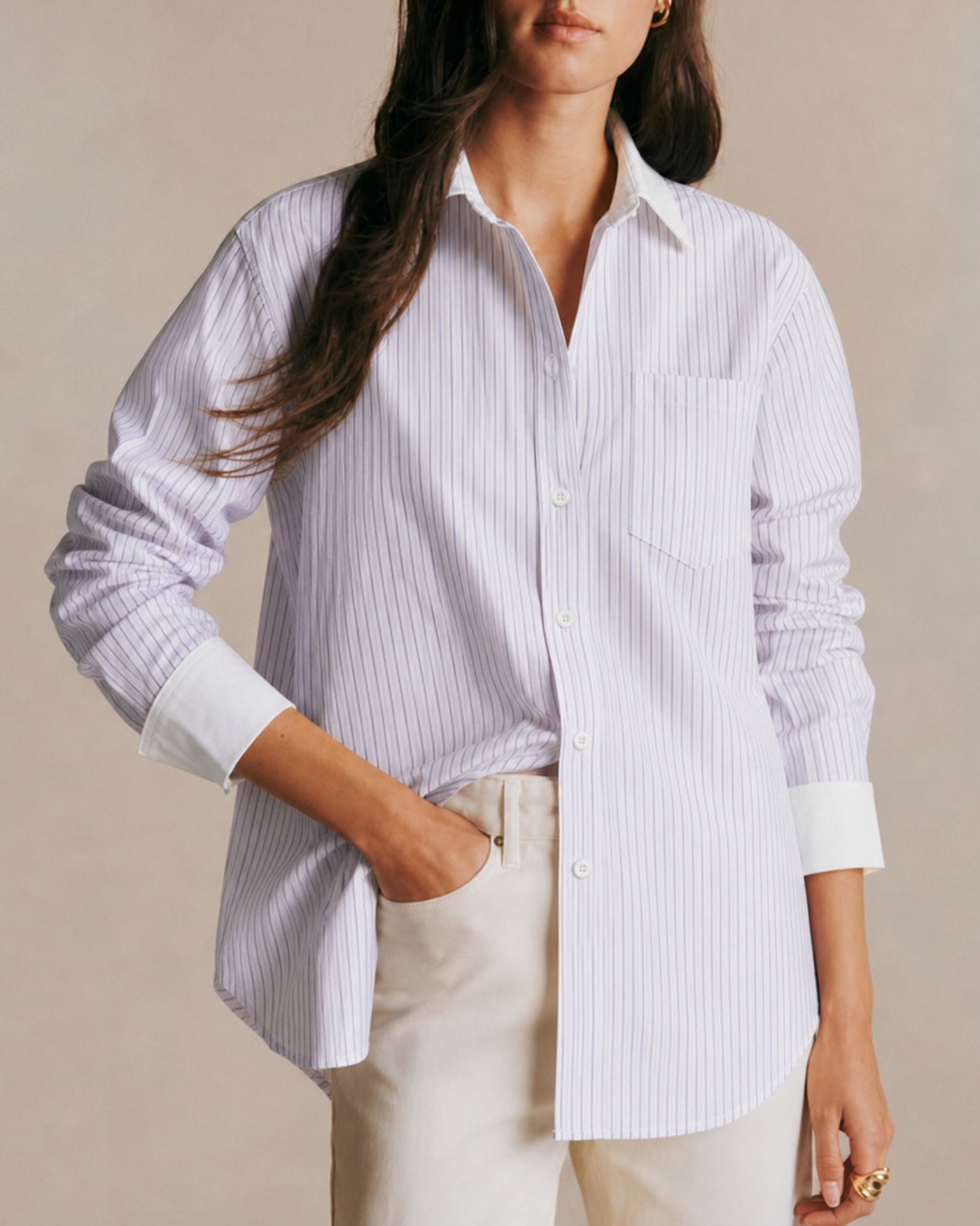 Women's Woven Polyester Shirt Tops - RIHOAS