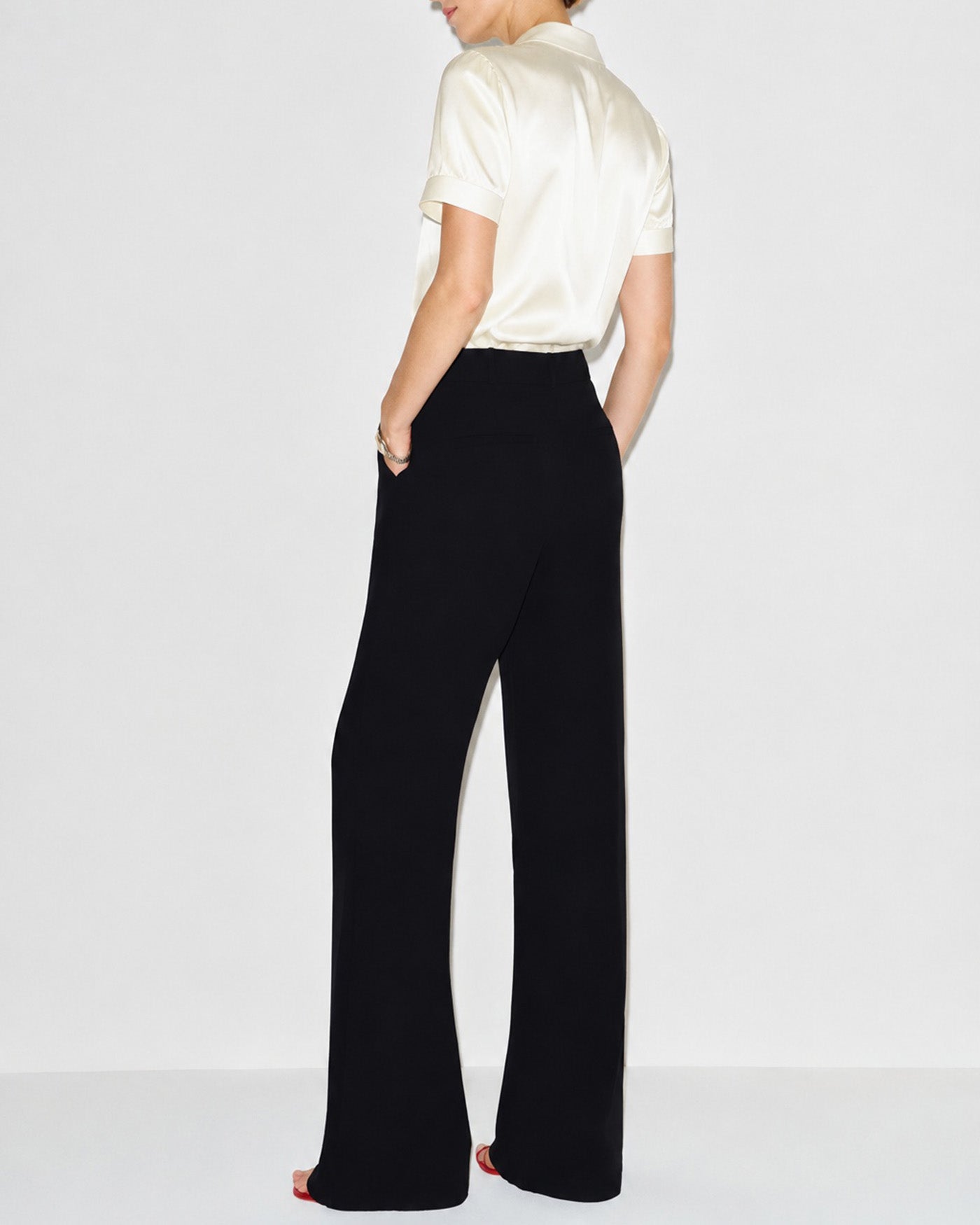 Women's Woven Polyester Shirt Tops - RIHOAS