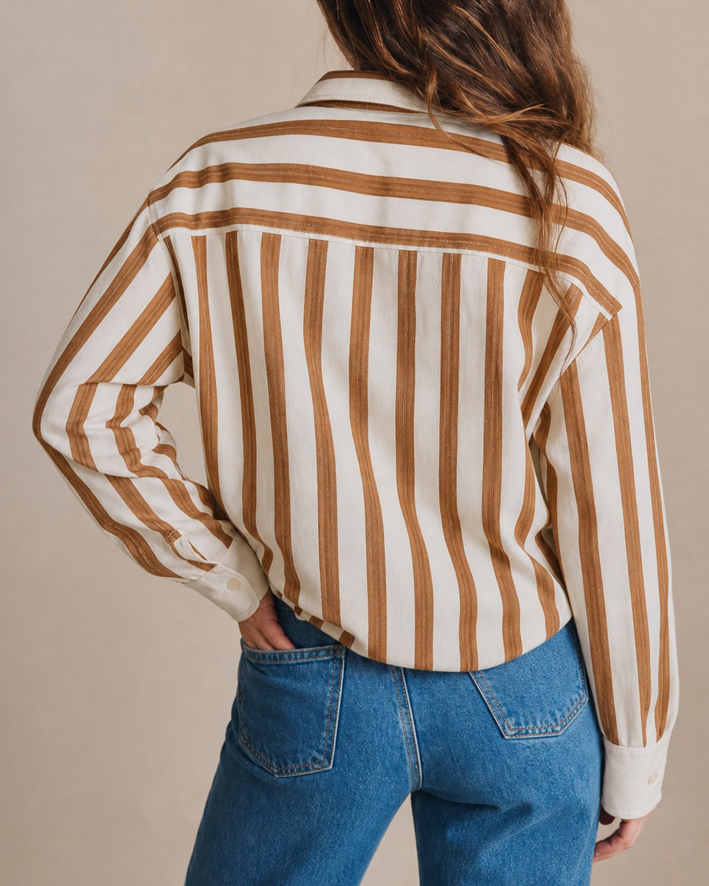 Women's Woven Polyester Shirt Tops - RIHOAS