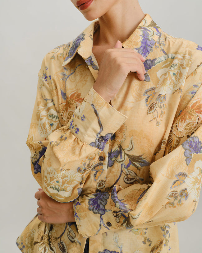 Women's Woven Polyester Shirts Tops - RIHOAS