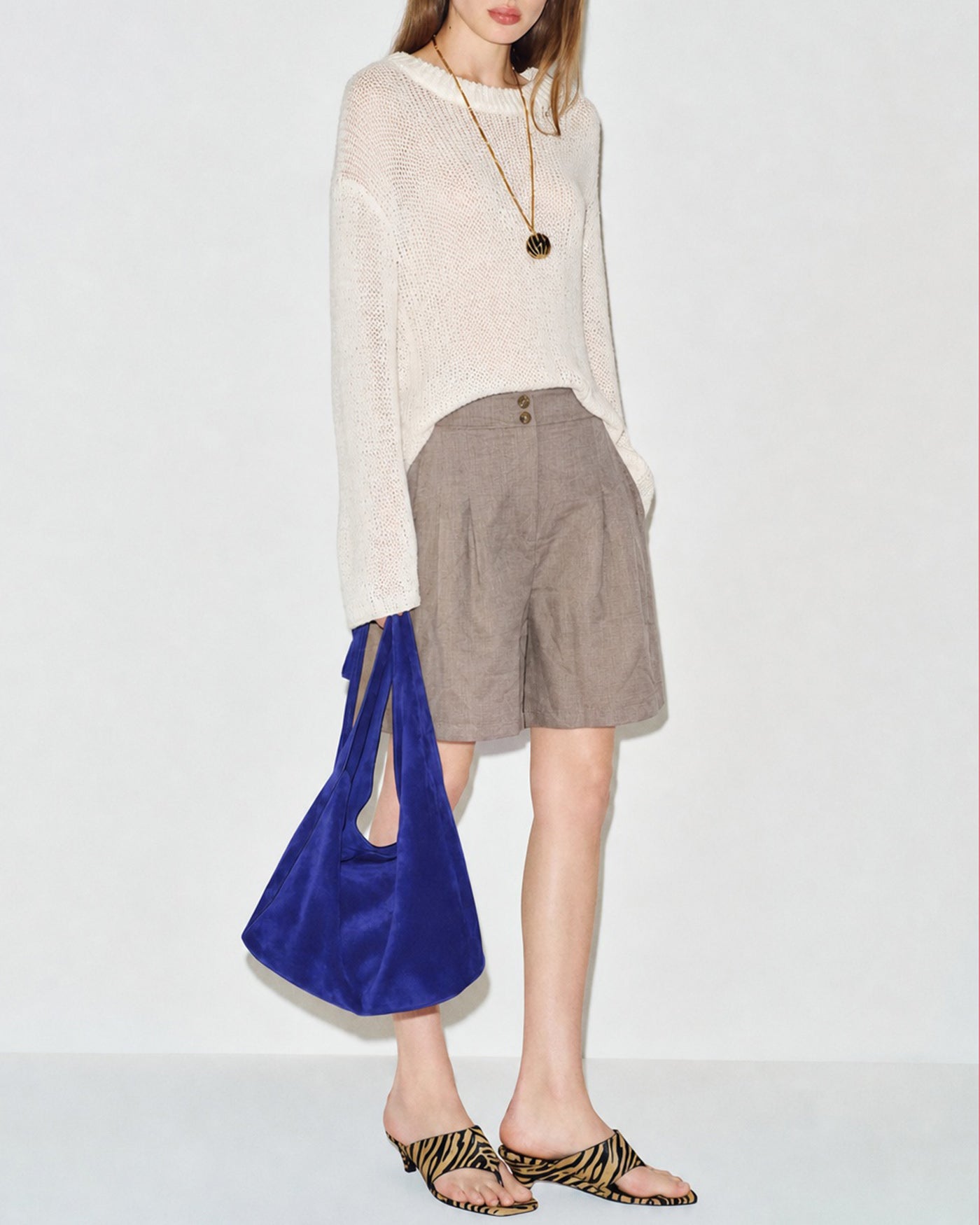 Women's Woven Polyester Shorts Bottoms - RIHOAS