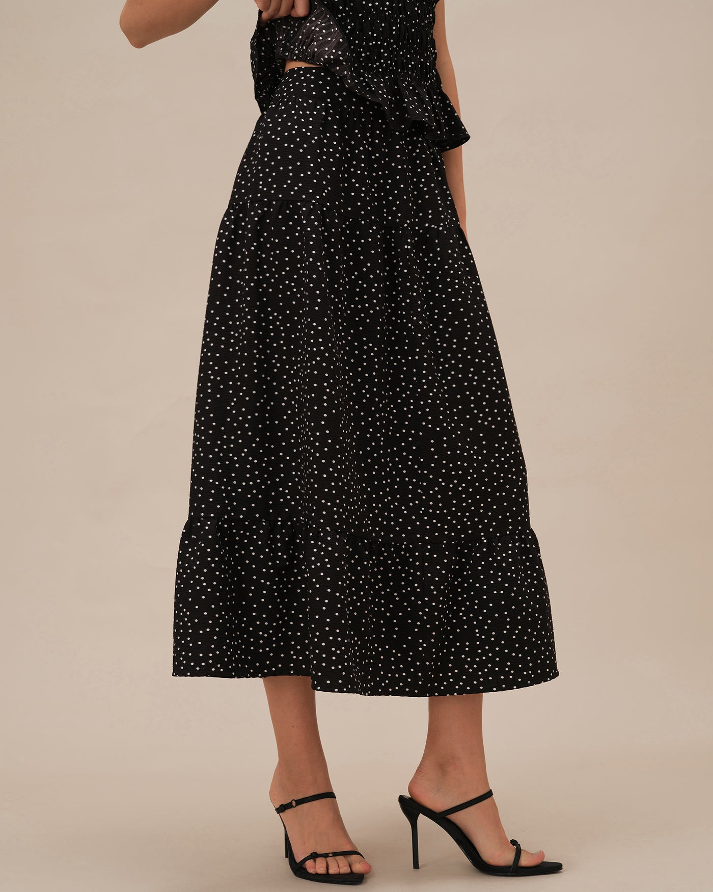 Women's Woven Polyester Skirt Bottoms - RIHOAS