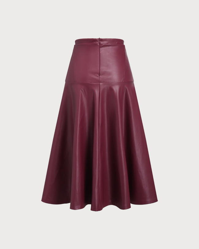 Women's Woven Polyester Skirt Bottoms - RIHOAS