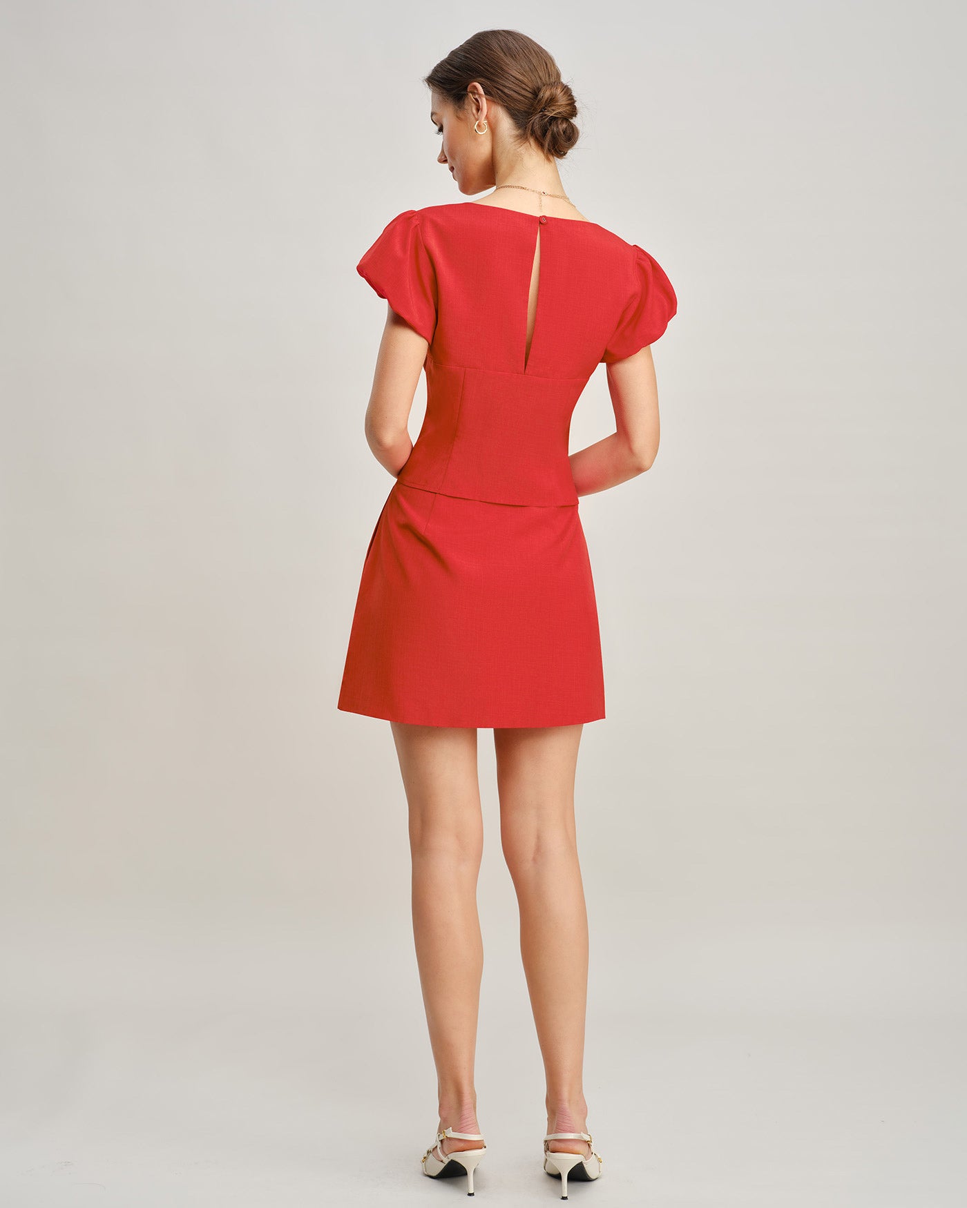 Women's Woven Polyester Skirt Bottoms - RIHOAS