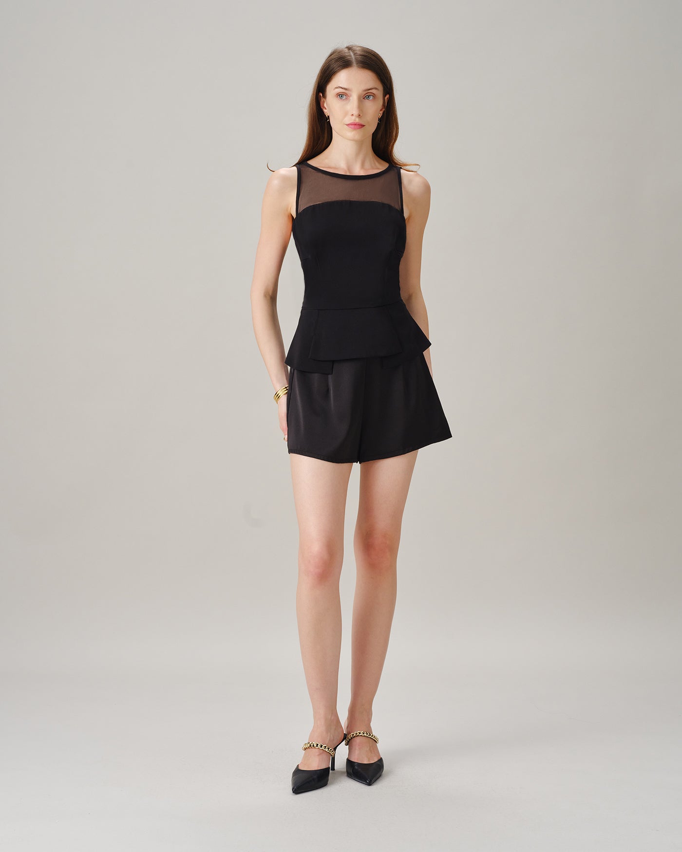 Women's Woven Polyester Tank Tops Tops - RIHOAS