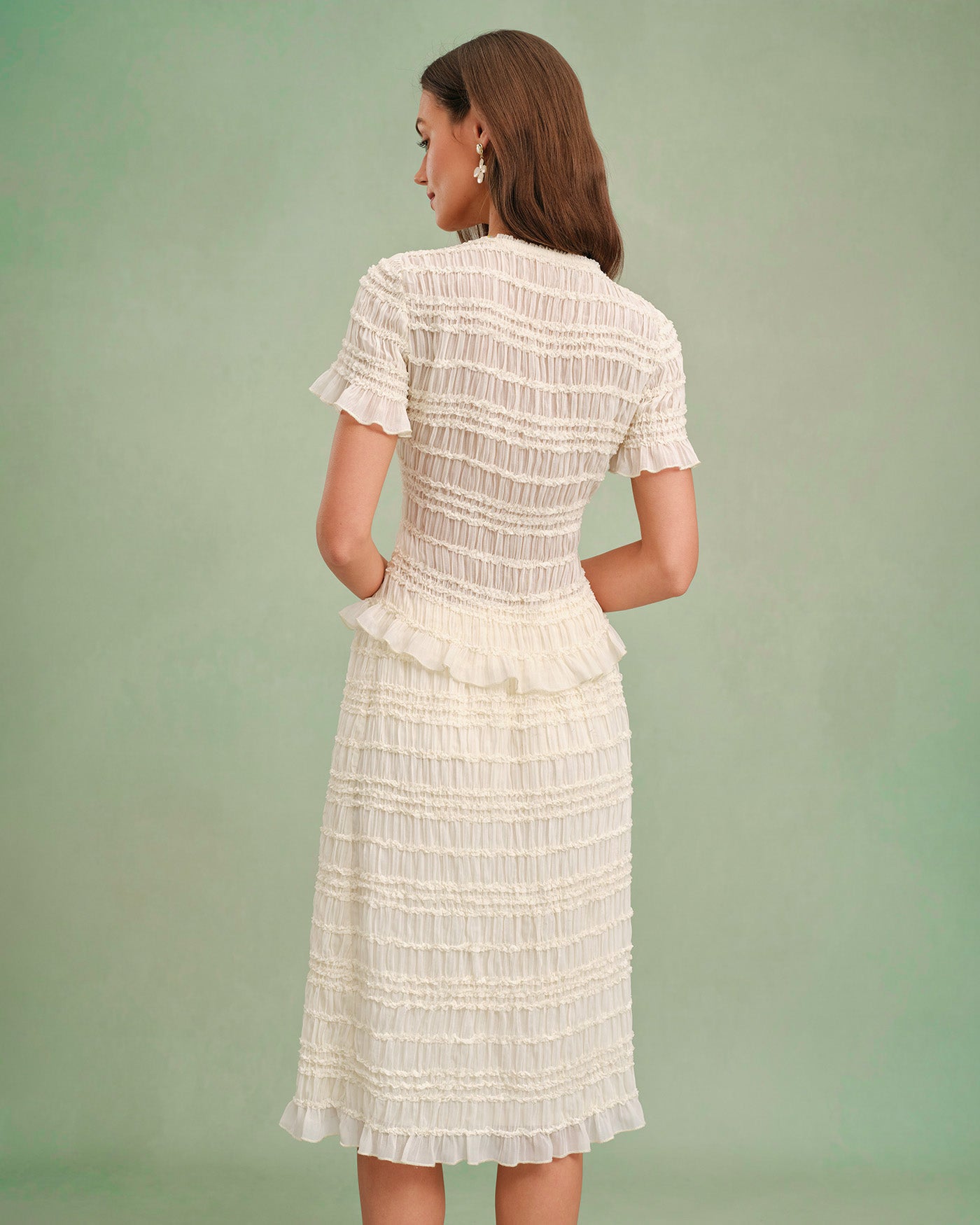 Women's Woven Polyester Tees Tops - RIHOAS