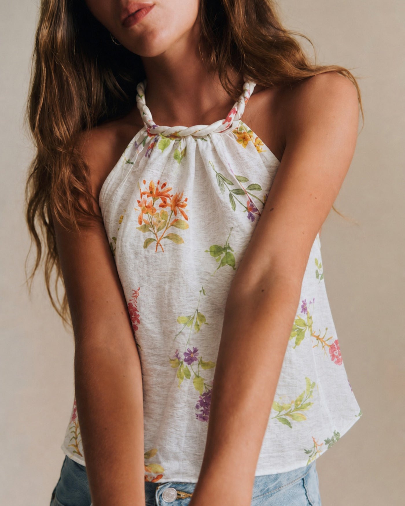 Women's Woven Polyester Top Multi Tops - RIHOAS