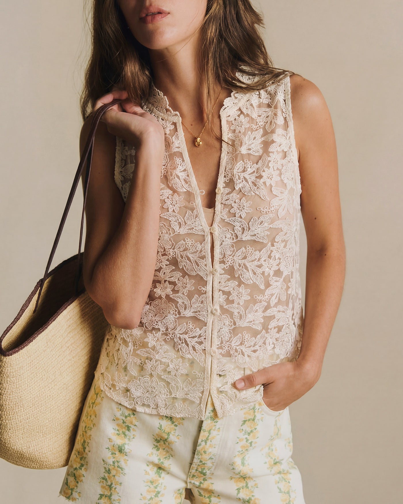Women's Woven Polyester Top Tops - RIHOAS