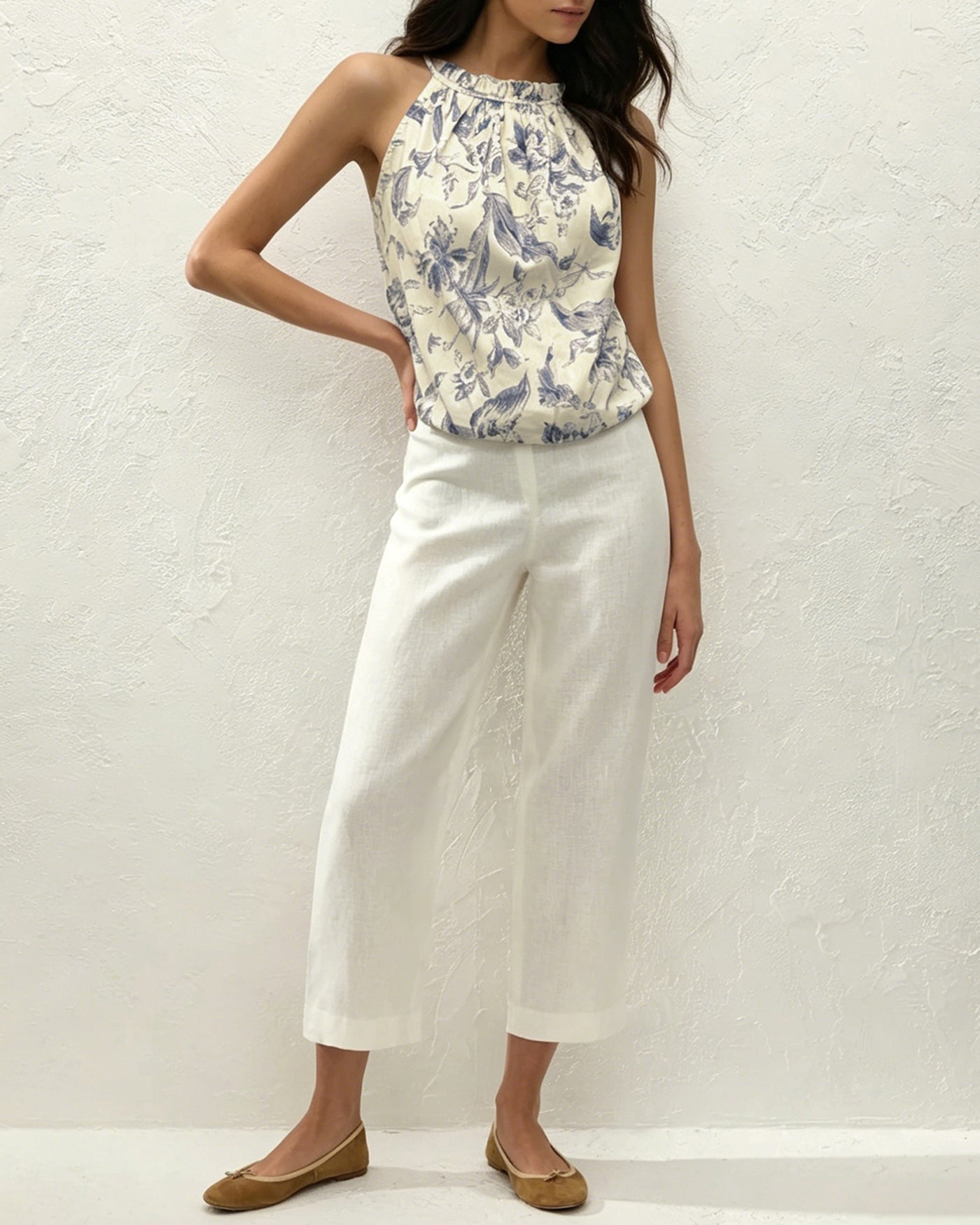 Women's Woven Polyester Top Tops - RIHOAS