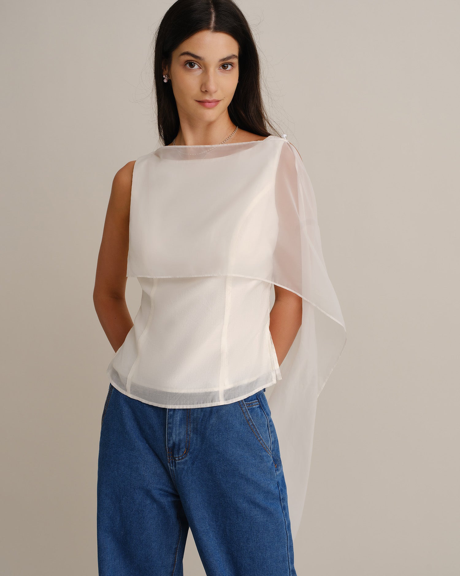 Women's Woven Tencel Tank Tops - RIHOAS