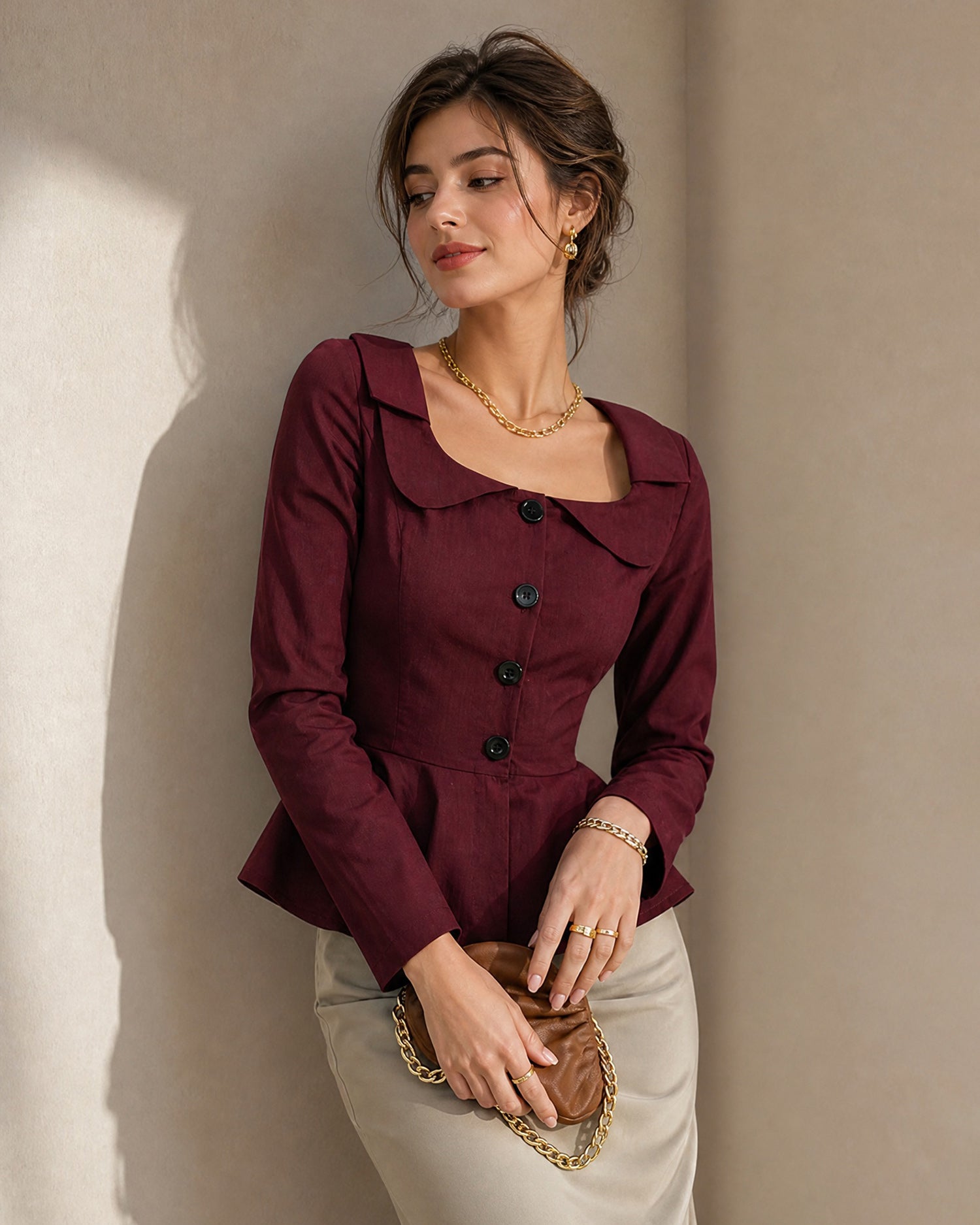 Women's Woven Viscose Blouses - RIHOAS