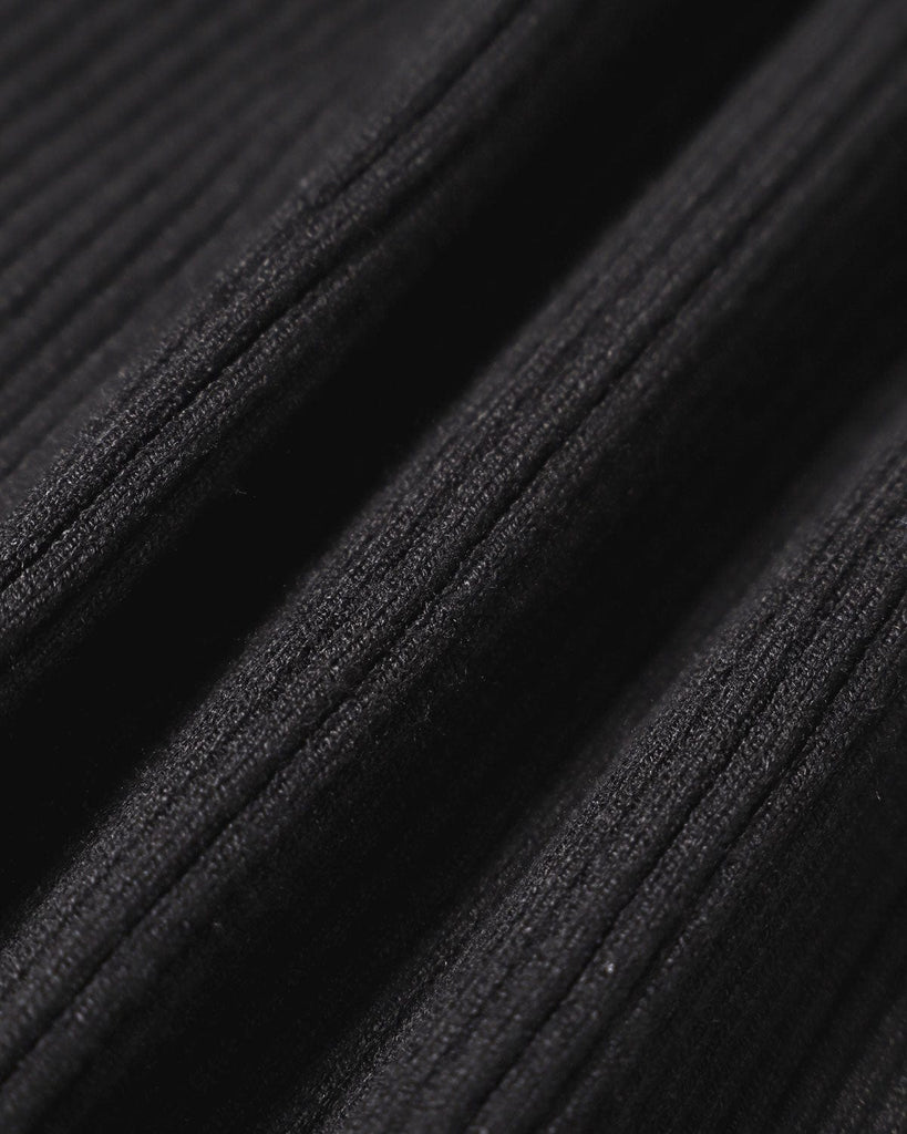 The Black Seam Colorblock Knit Top Tops - RIHOAS