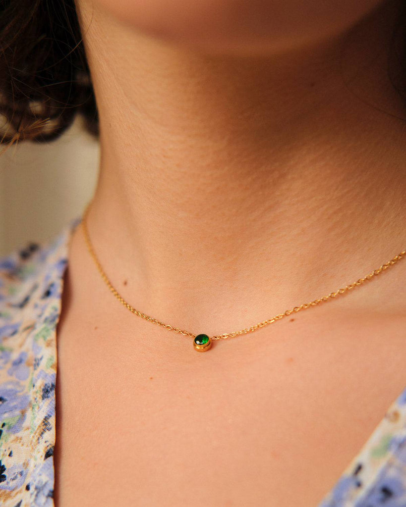 The Minimalist Round Pendant Necklace - RIHOAS