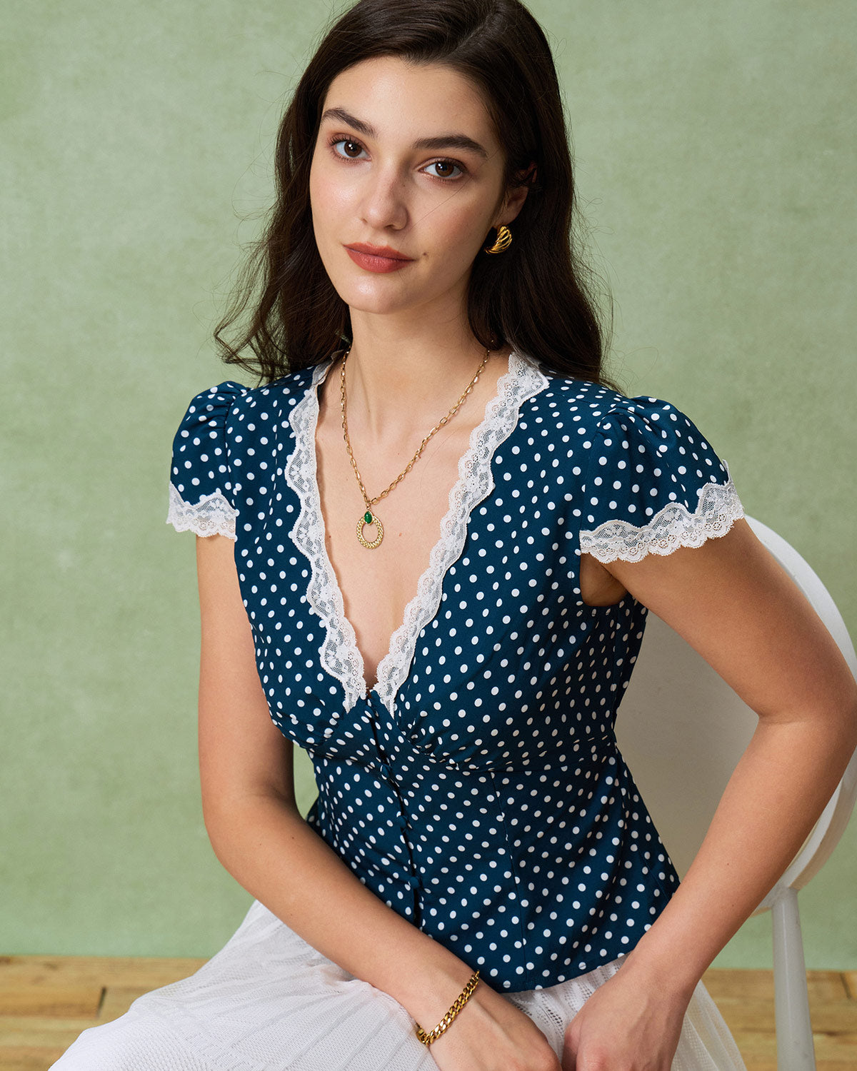 What to Wear With Your Polka Dot Blouse