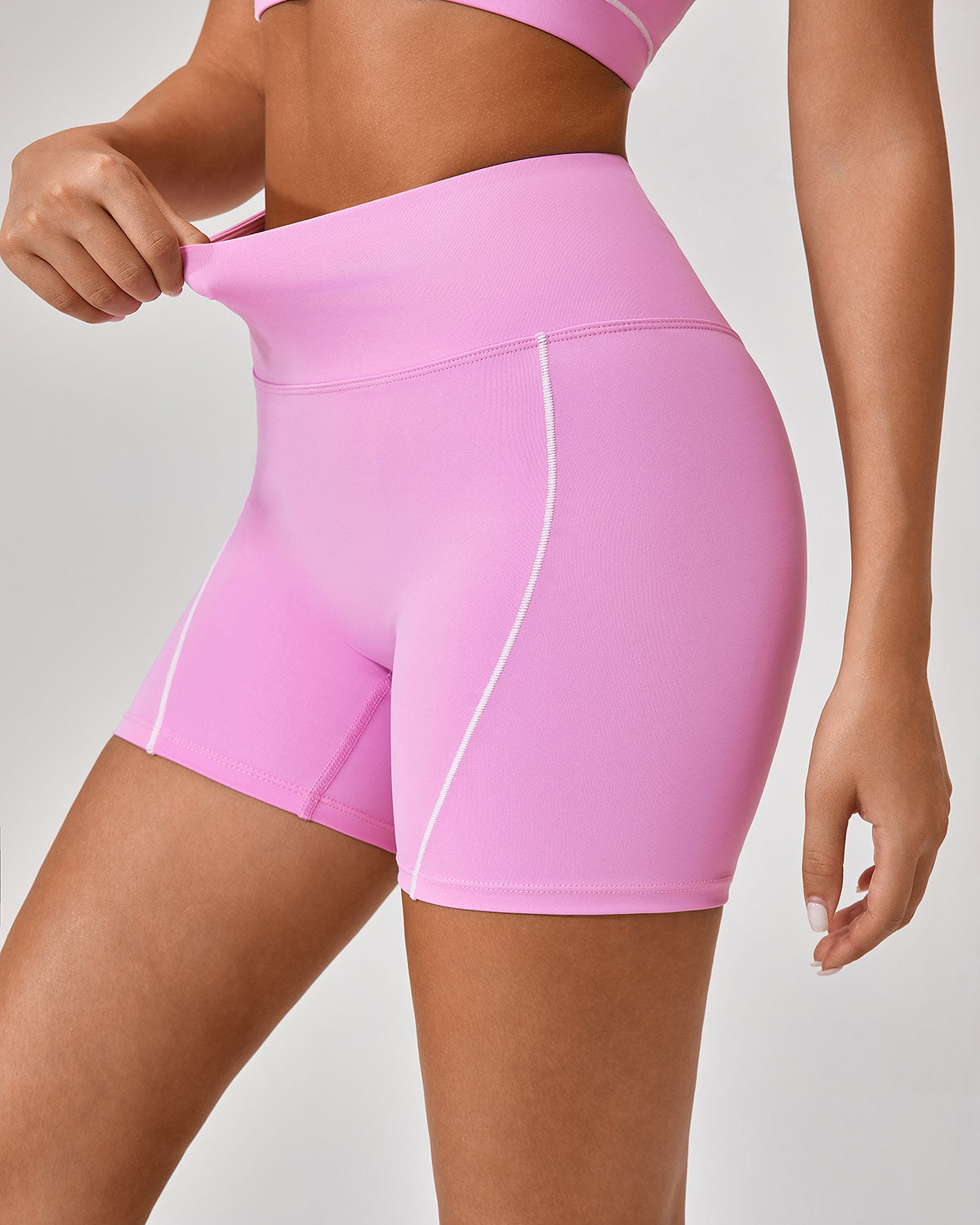 Pink High Stretch Yoga Pants