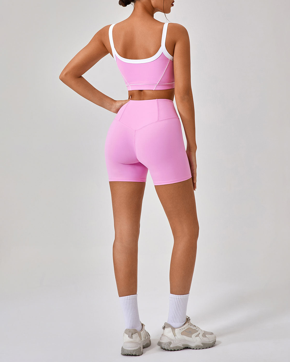 Pink High Stretch Yoga Pants
