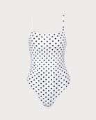 The Polka Dot Backless One-Piece Swimsuit One-Pieces - RIHOAS