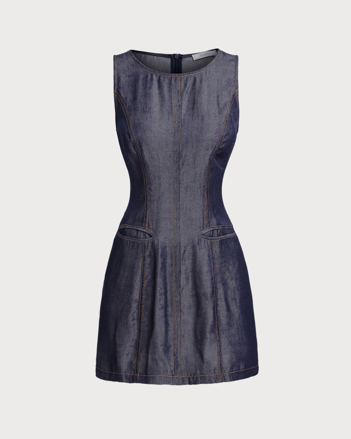Sleeveless Pocket Mini Dress