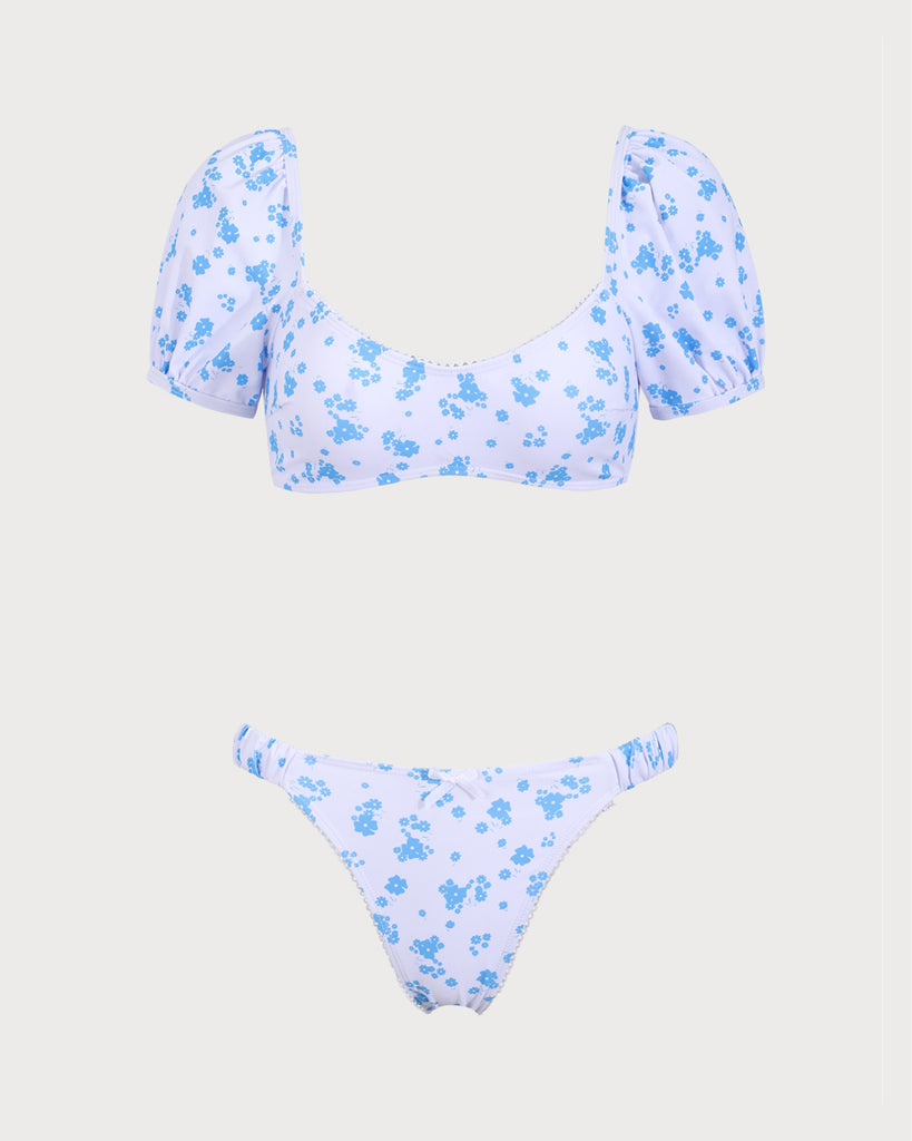 White Knitted Tank Top Heartbreaking Bikini Set