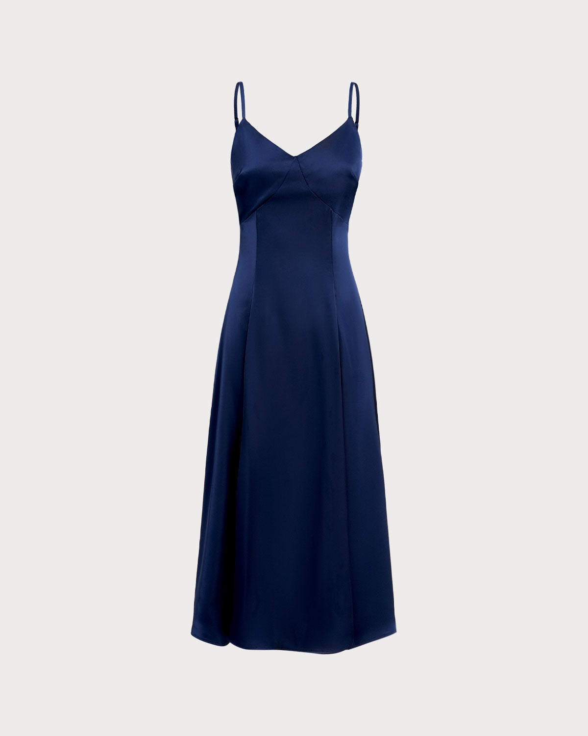 light blue dress shirt and tie Aspiga Ladies Sustainable Victoria Round Neck Atlantic Blue Stretch Corduroy Dress main image 0