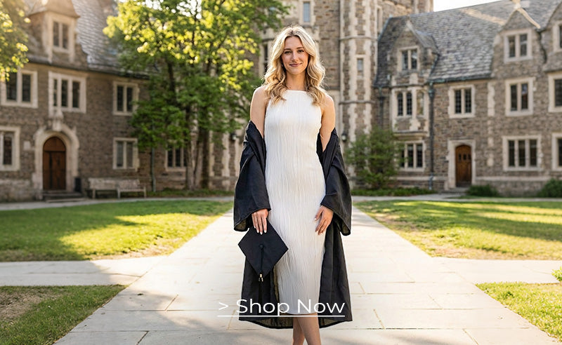 Yellow Square Neck Pleated Slip Midi Dress