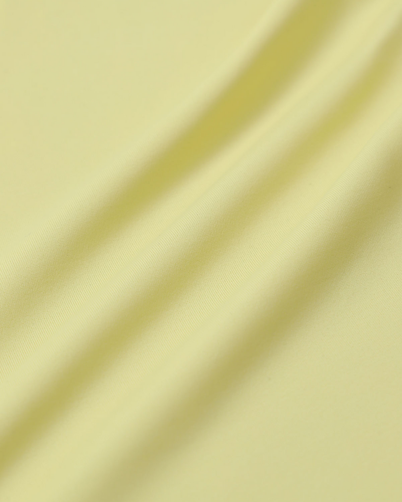Yellow Contrasting Tankini Swimsuit