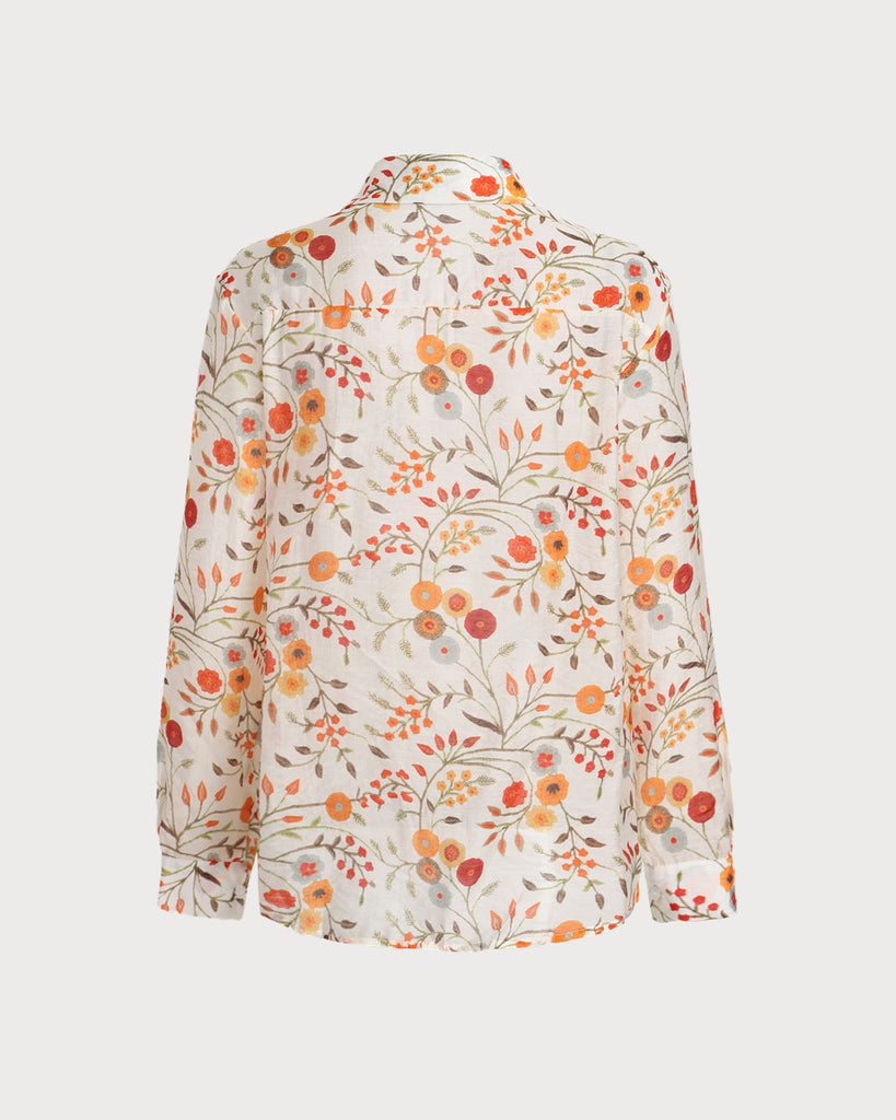 Floral Pocket Loose Shirt