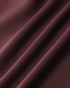 Wine Red Contrast Sleeveless Mini Dress