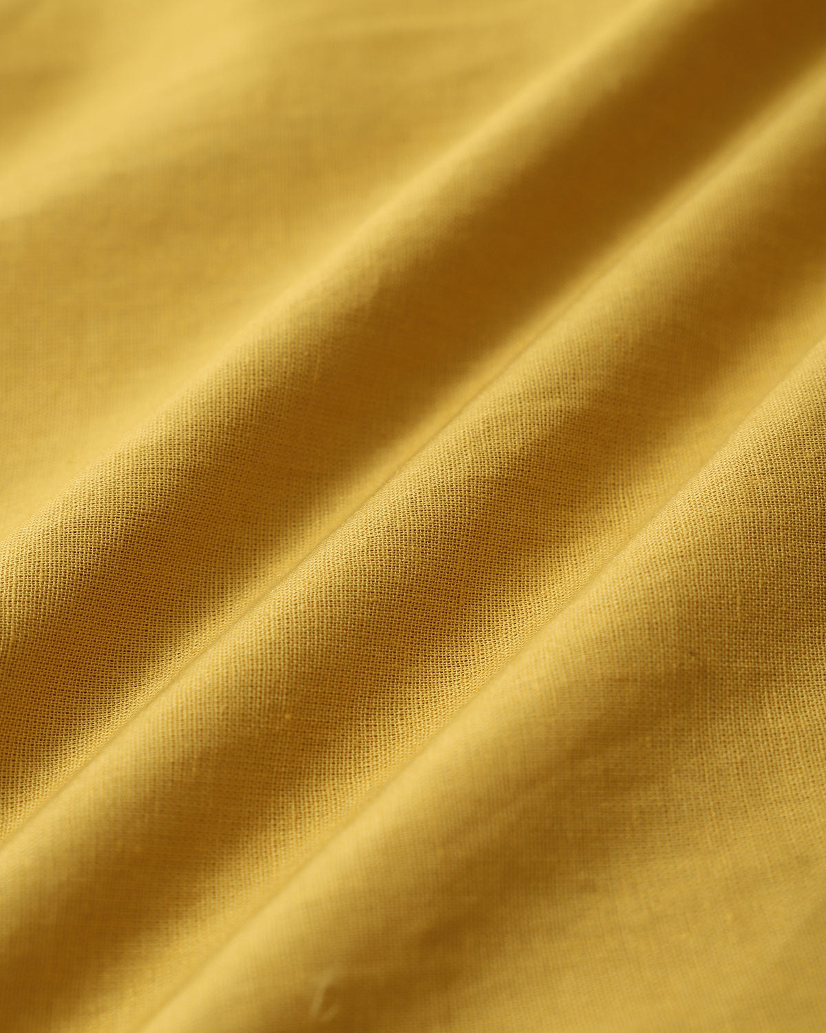 Yellow Square Neck Shirred Slip Midi Dress