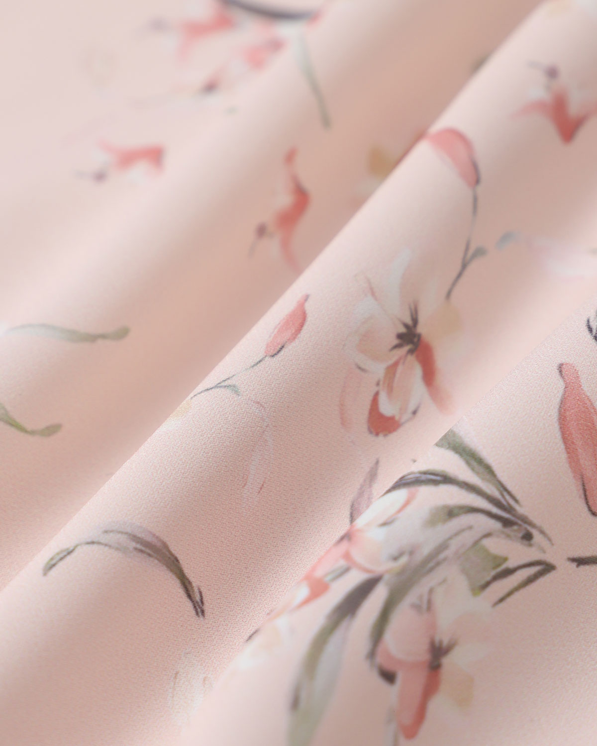 Pink Floral A-Line Slip Mini Dress