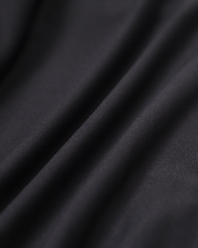 Black One Shoulder Yoga Tank Top