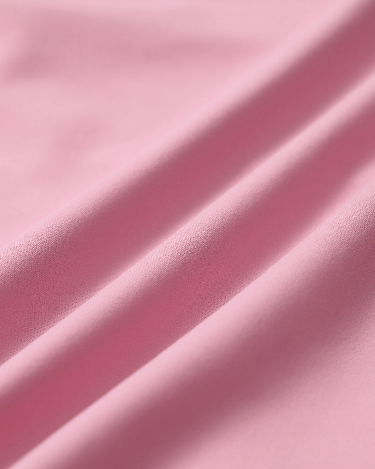 Pink Round Neck Yoga Short Sleeve Top - Light Support