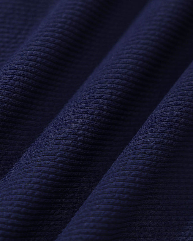 Blue Contrasting Criss-cross Tie One-Piece Swimsuit