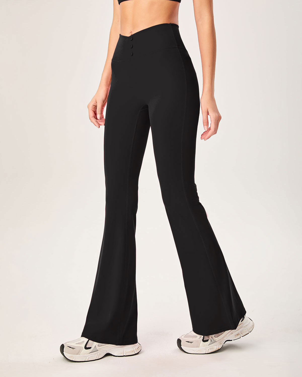 Black High Waisted Sleek Leggings