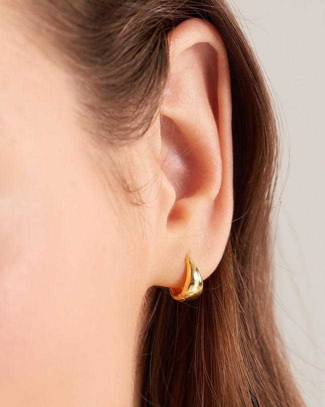 Metal Droplet Earrings