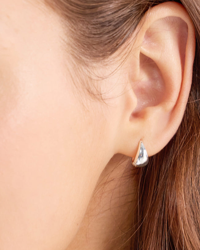 Metal Droplet Earrings